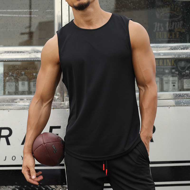 Sleeveless Undershirt - Men's Gym Tank Top Fitness Sleeveless