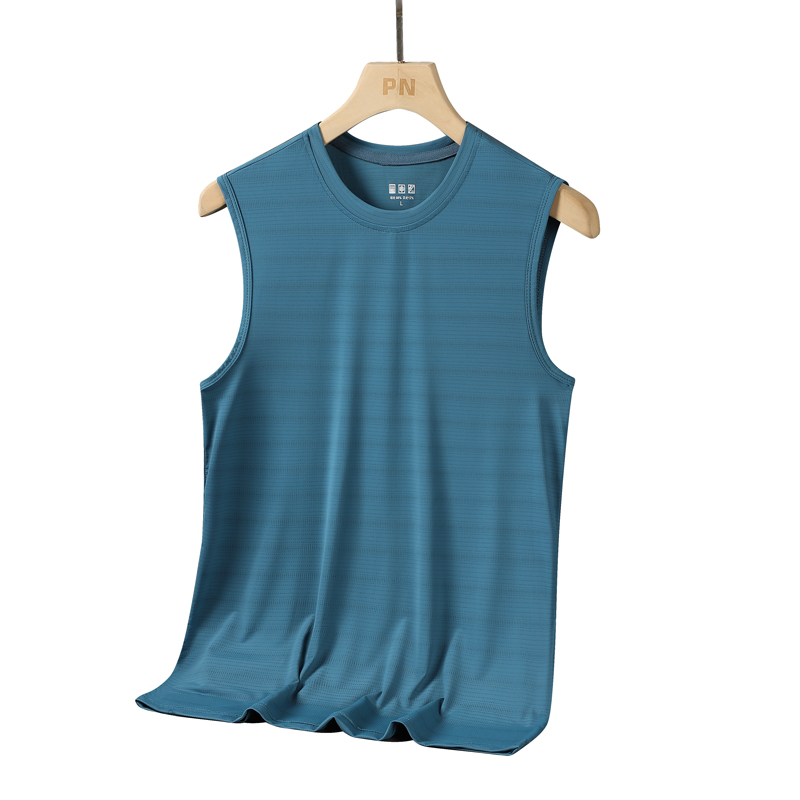 Sleeveless Undershirt - Summer New High-quality Ice Silk Quick