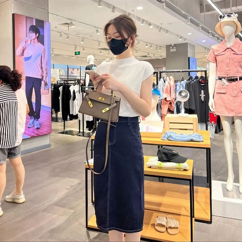 Korean Style Knitted Top Women - Base Layer Top recension och pris