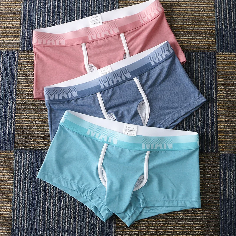 Men's Ice Silk Boxer Briefs, B - Mesh Sport Boxer recension och pris