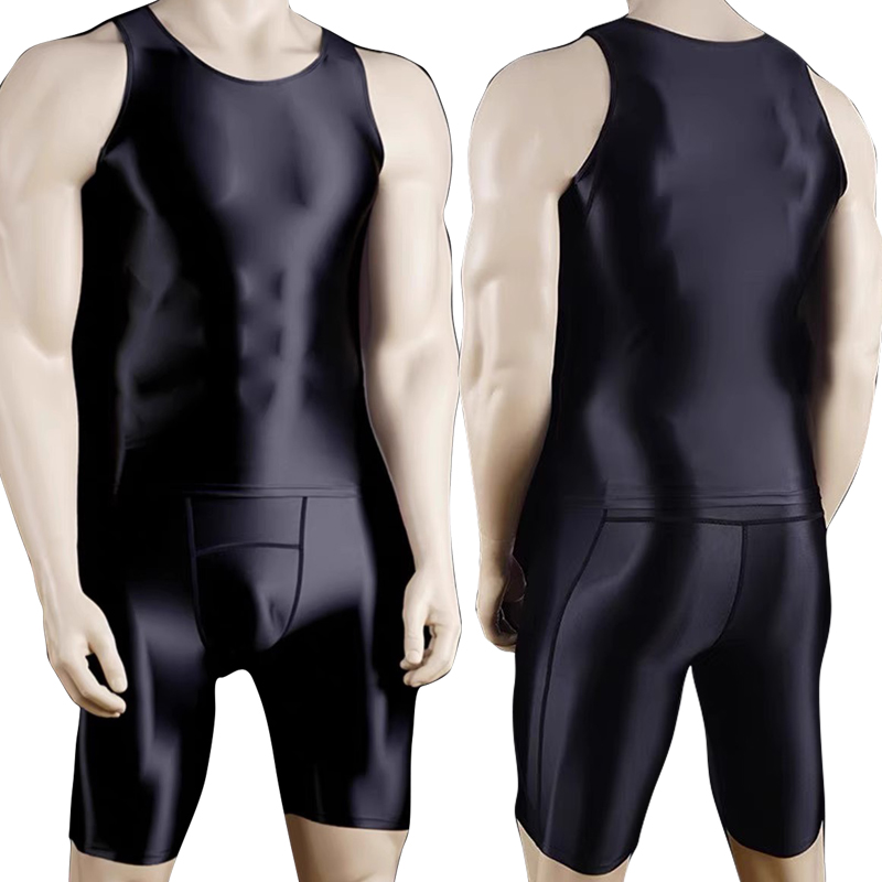 Men Thin Fitness vest Tights s - Compression Shorts Athletes recension och pris