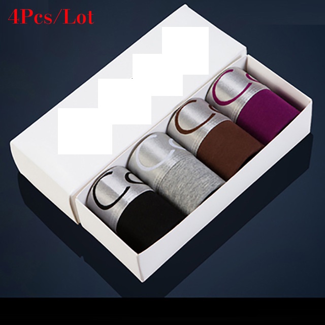 4Pcs/Lot Mens Underwear Boxers - Boxer Brief Pack Cotton recension och pris