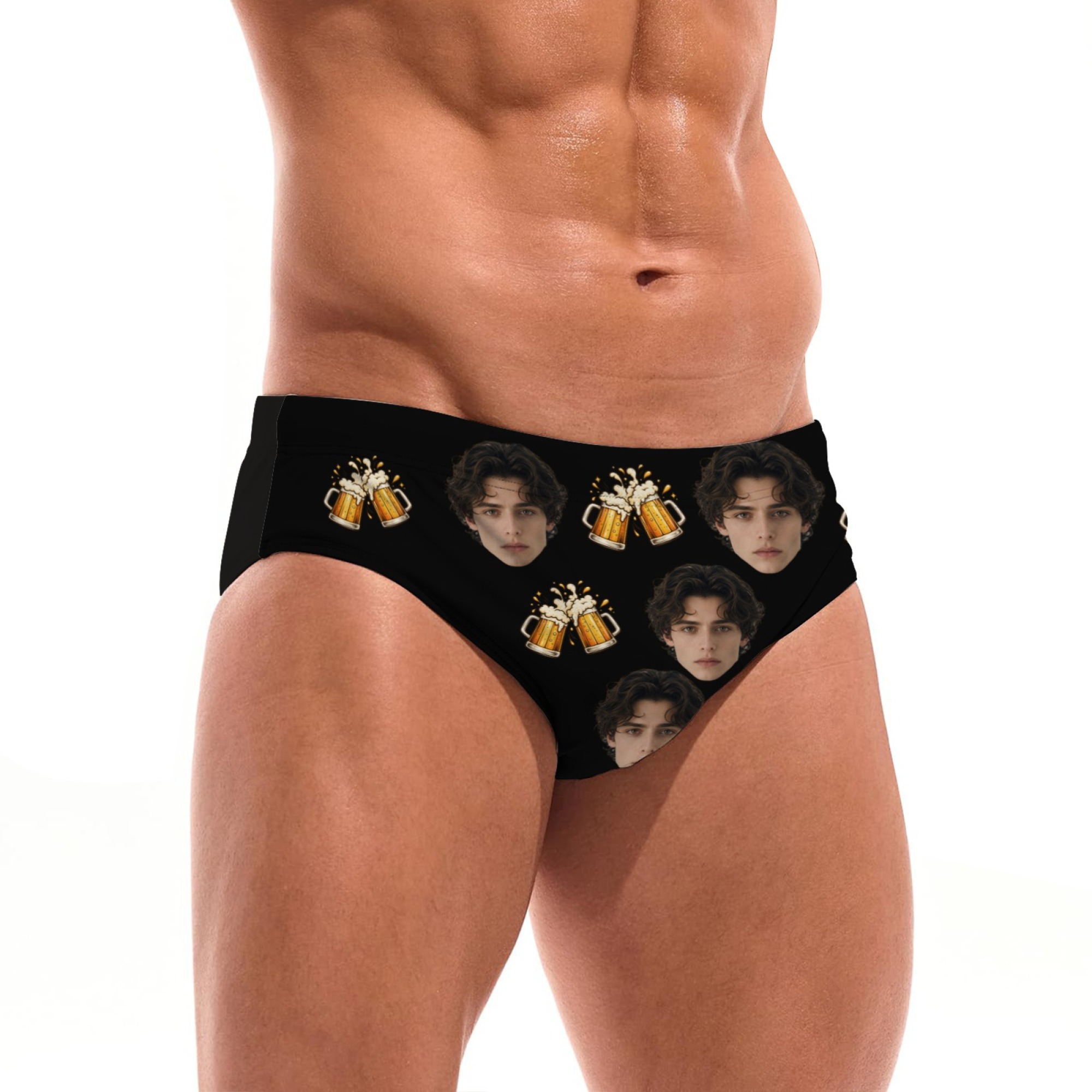 Personalized Face Photo Beer P - Trunk Breathable Men recension och pris