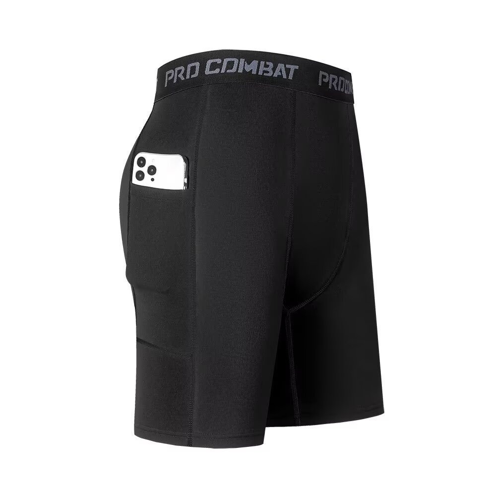 Mens Gym Shorts with Pockets W - Compression Shorts Athletes recension och pris