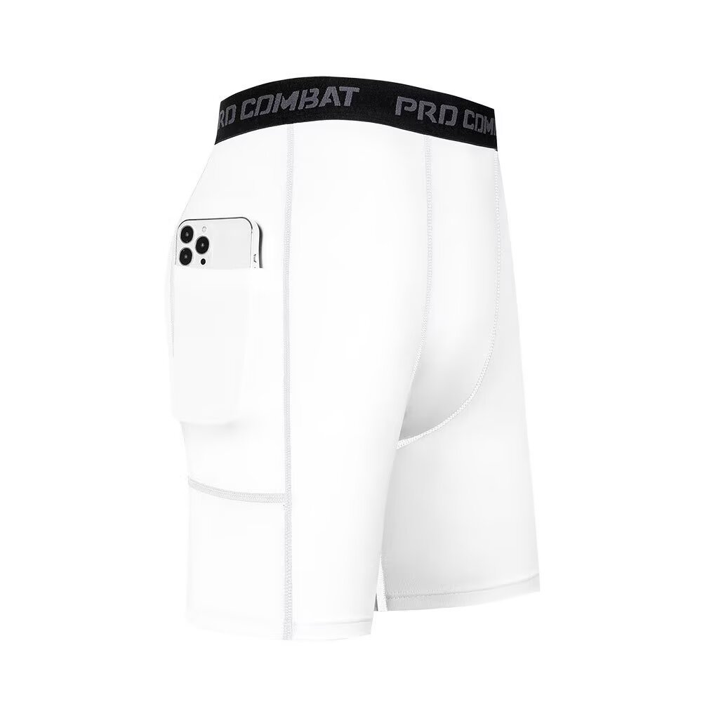 Mens Gym Shorts with Pockets W - Compression Shorts Athletes recension och pris