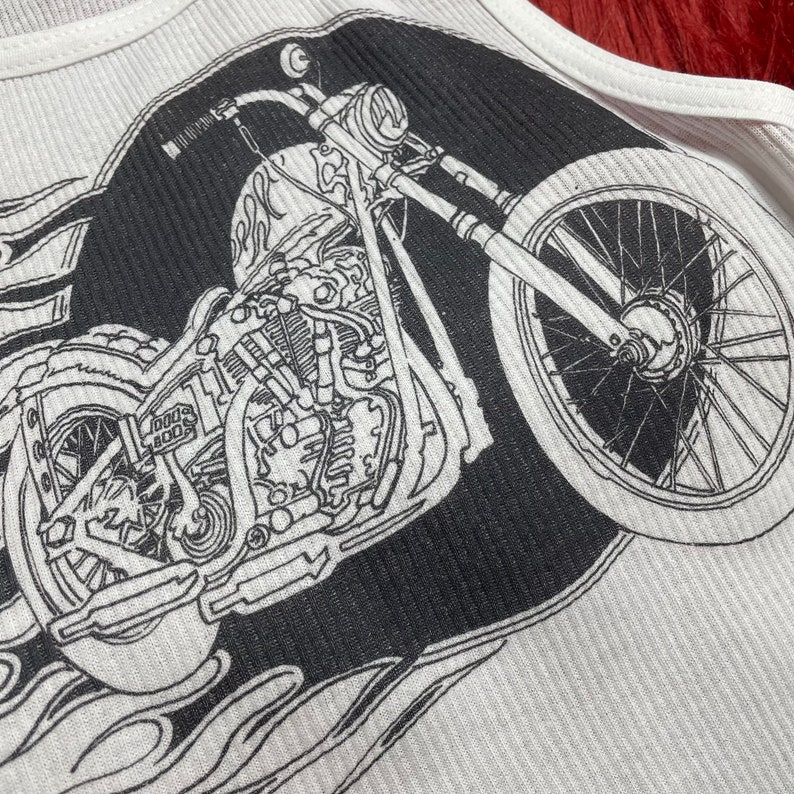 Ribbed Tank with Flamin’ Motor - Tank Top Ribbed recension och pris