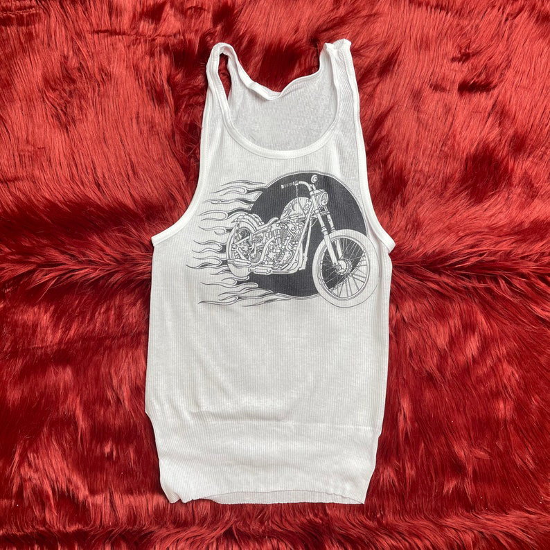 Ribbed Tank with Flamin’ Motor - Tank Top Ribbed recension och pris