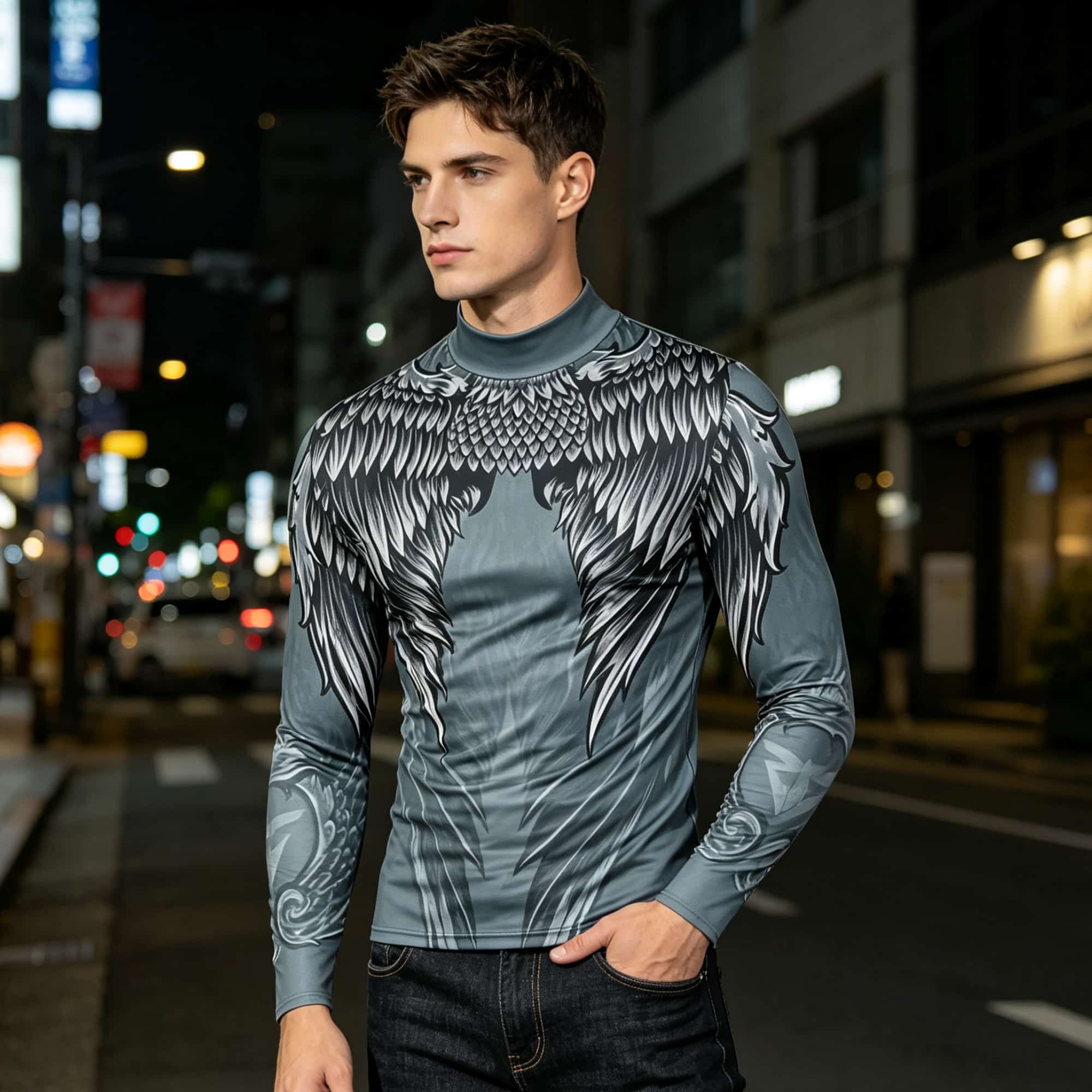 Men Athletic Long Sleeve Base  - Base Layer Top recension och pris