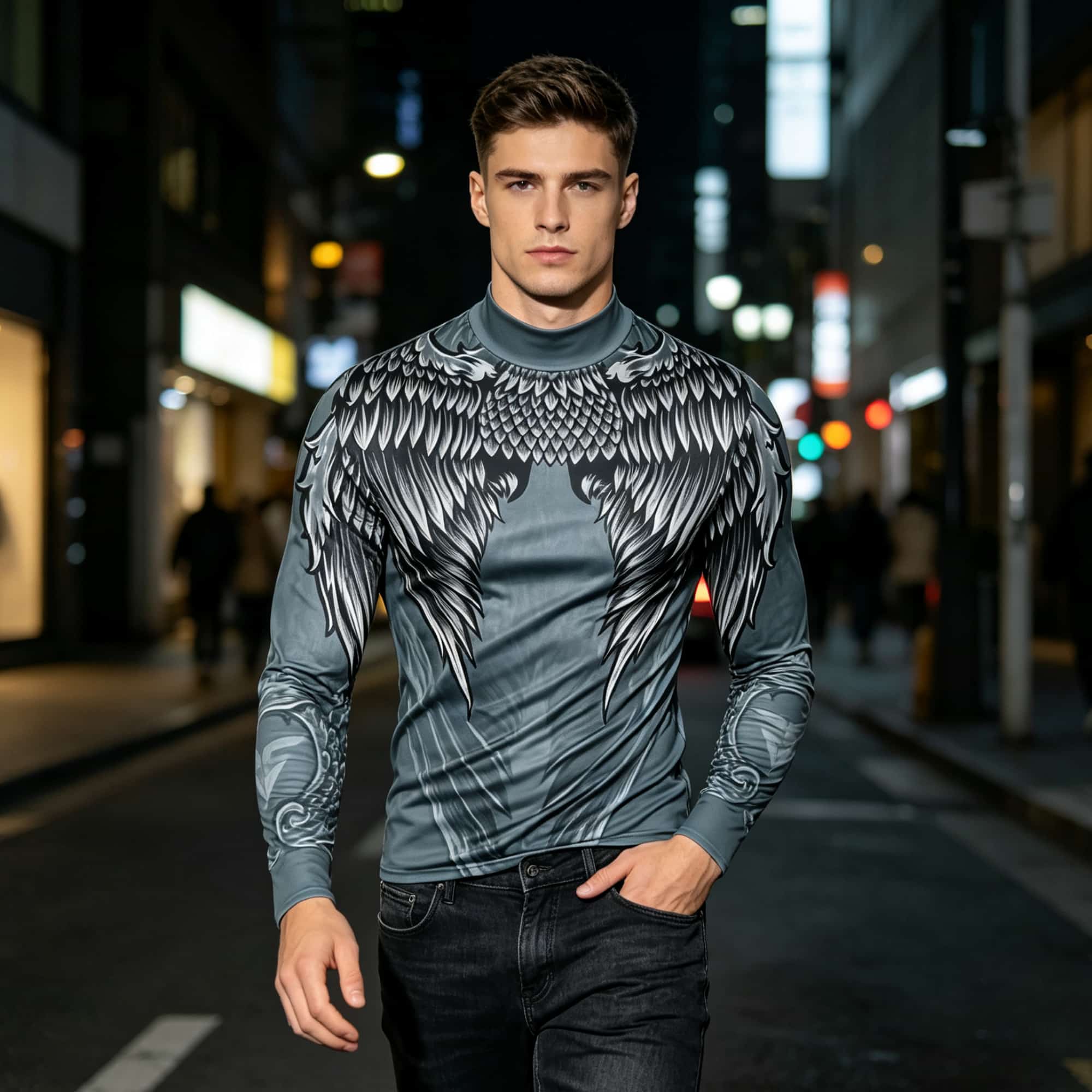 Men Athletic Long Sleeve Base  - Base Layer Top recension och pris