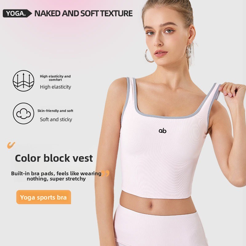 Women Summer Ribbed Yoga Tank  - Tank Top Ribbed recension och pris