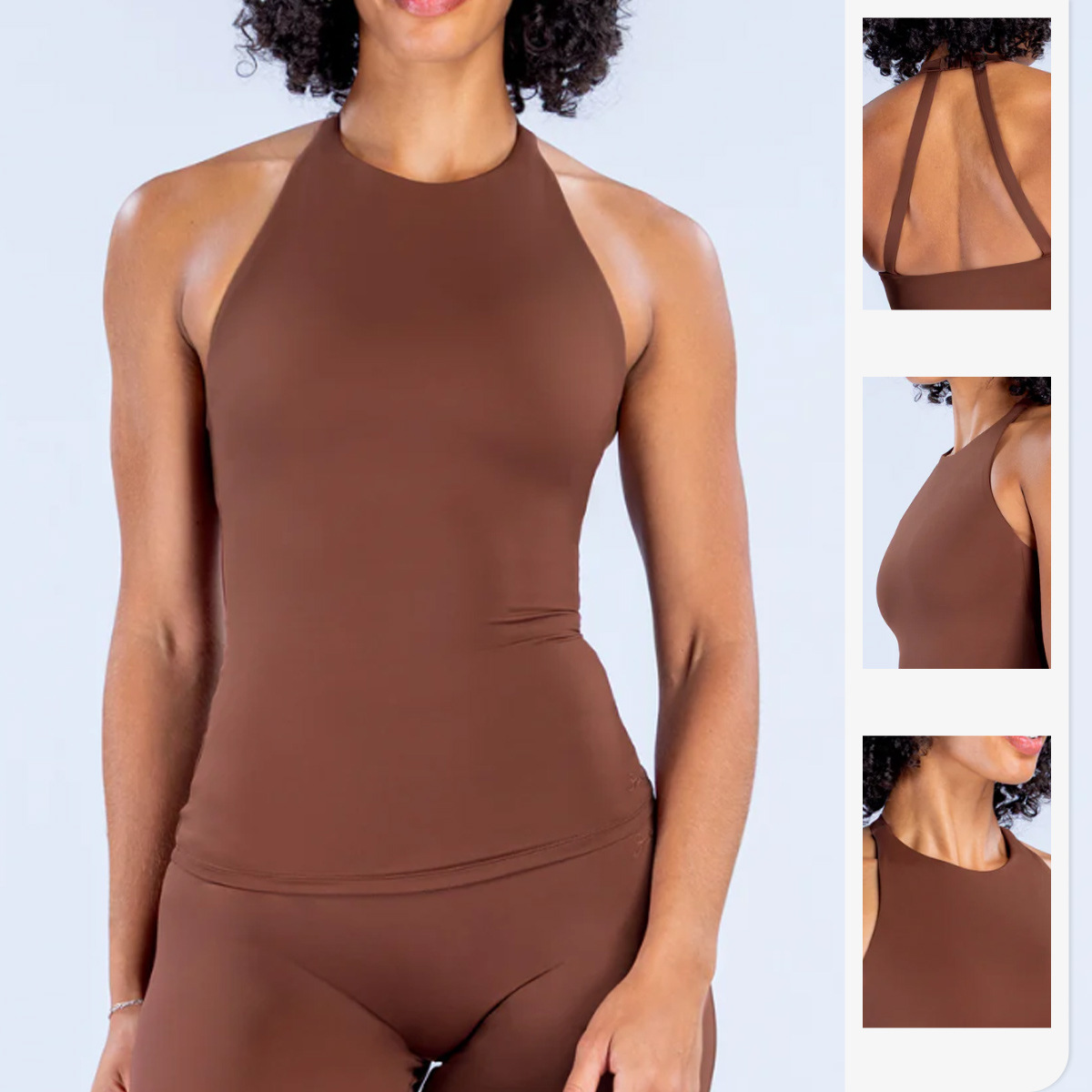 Women Halter Tank Top Built In - Suspender Tank Top recension och pris