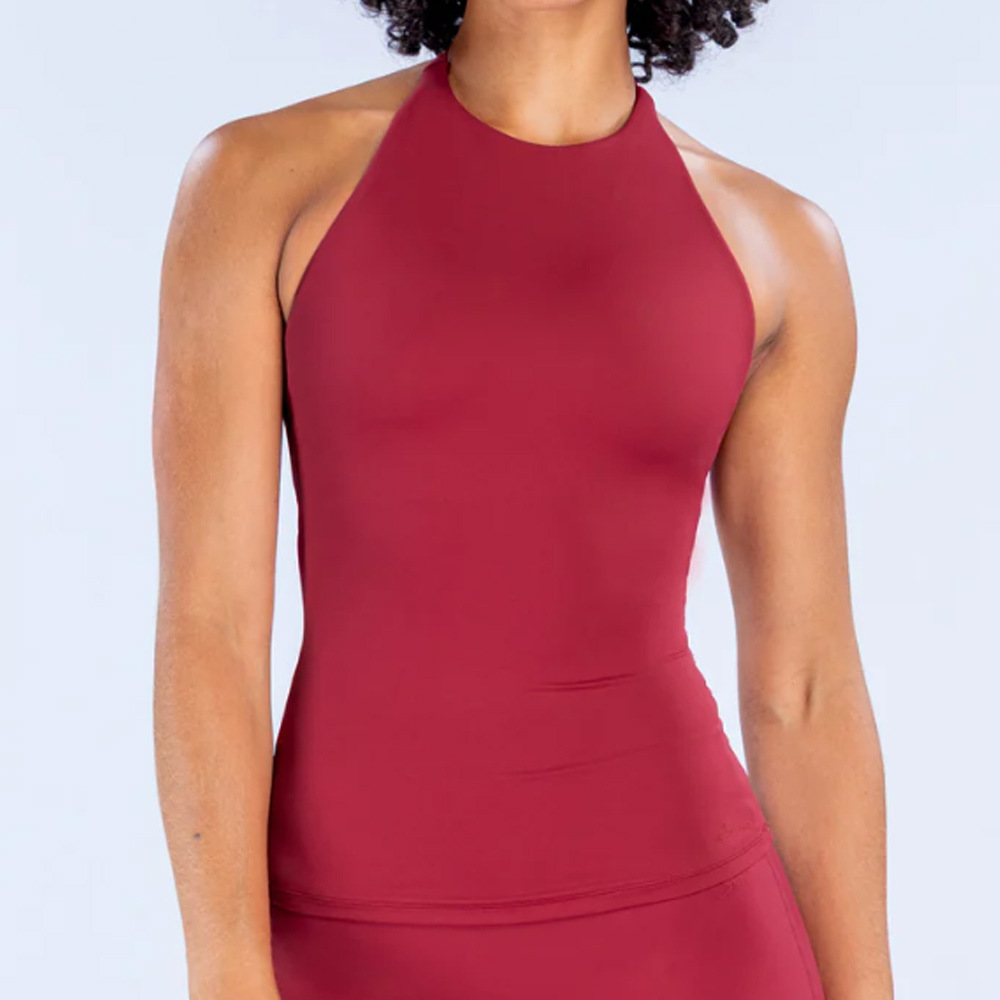 Women Halter Tank Top Built In - Suspender Tank Top recension och pris