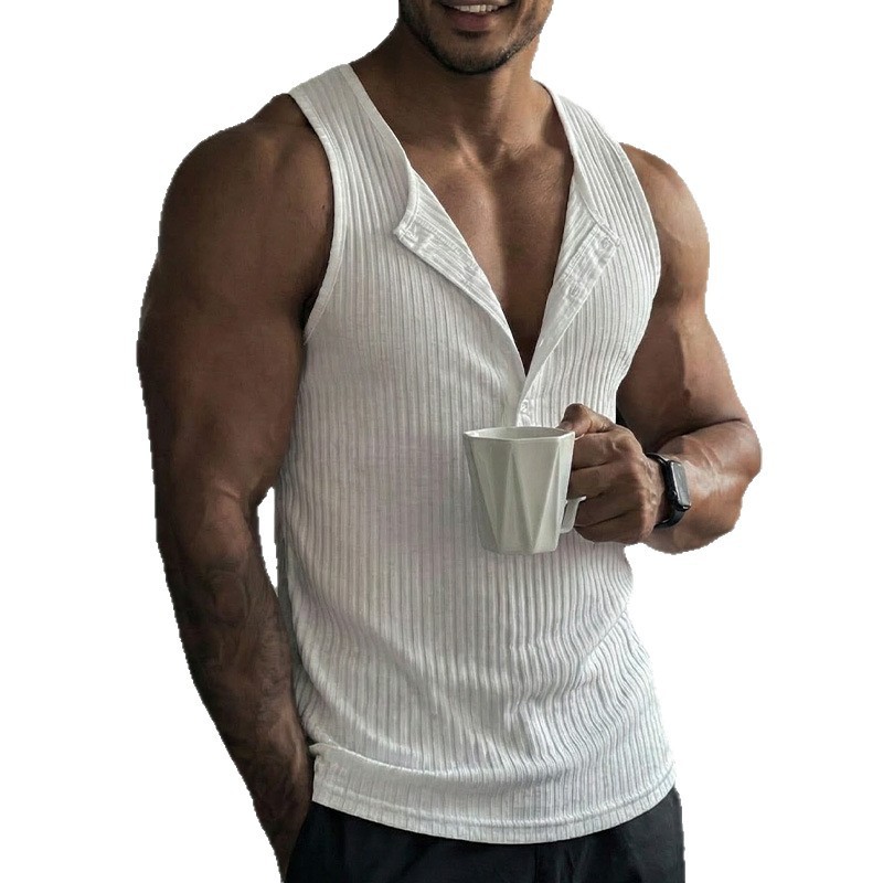 Sporty Tank Top Solid Color Cr - Tank Top Ribbed recension och pris