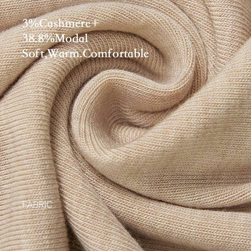 Women Cashmere Blend Long Slee - Base Layer Top recension och pris